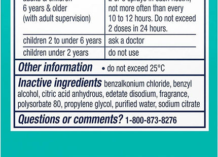 Vicks Sinex 12Hour Decongestant Cold & Allergy Sinus Nasal Spray 0.5oz (7 Pack) - Health Care > Over-the-Counter