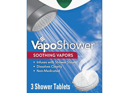 Vicks Vaposhower Soothing Vapors Shower Tablets Eucaplytus Menthol 5ct (24 Pack) - Personal Care > Bath & Body Bombs