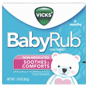 Vicks BabyRub Non-Medicated Soothing Chest Rub Ointment 1.76oz (6 Pack) - Health Care > Over-the-Counter Medication