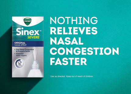 Vicks Sinex 12Hour Decongestant Cold & Allergy Sinus Nasal Spray 0.5oz (2 Pack) - Health Care > Over-the-Counter