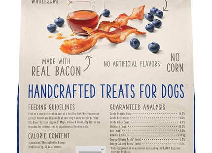 Vita Bone Artisan Inspired Maple Bacon & Blueberry Dog Biscuits 16oz (6 Pack) - Pet Supplies > Chews Treats