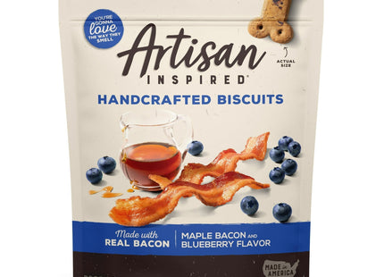 Vita Bone Artisan Inspired Maple Bacon & Blueberry Dog Biscuits 16oz - Pet Supplies > Chews Treats