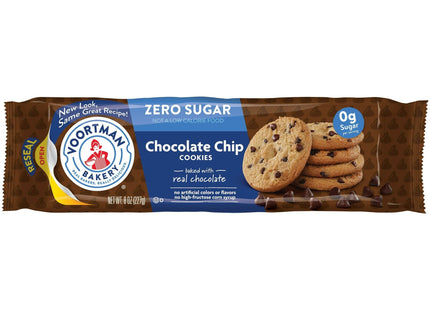 Voortman Sugar Free Chocolate Chip Crispy Crunchy Cookies 8oz (12 Pack) - Food & Beverages > Sweets Biscuits