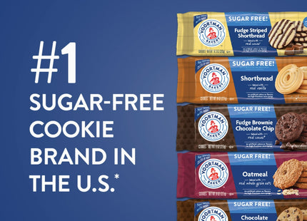 Voortman Sugar Free Chocolate Chip Crispy Crunchy Cookies 8oz (6 Pack) - Food & Beverages > Sweets Biscuits