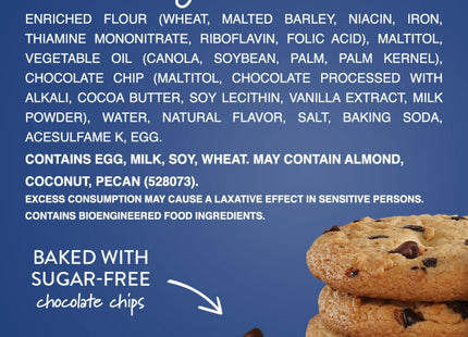 Voortman Sugar Free Chocolate Chip Crispy Crunchy Cookies 8oz (6 Pack) - Food & Beverages > Sweets Biscuits