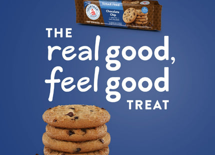 Voortman Sugar Free Chocolate Chip Crispy Crunchy Cookies 8oz (6 Pack) - Food & Beverages > Sweets Biscuits