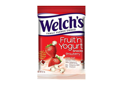 Welchs Fruit n Yogurt Strawberry Snacks 8ct per Box (12 Pack) - Food & Beverages > Fruits Vegetables Dried Veg