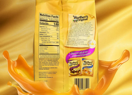 Werther’s Original Soft Caramel Chewy Candies Pink Label Bag 4.51oz (3 Pack) - Food & Beverages > Sweets Chocolate