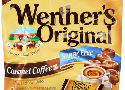 Werther’s Original Hard Sugar Free Caramel Coffee Candies 2.75oz (12 Pack) - Food & Beverages > Sweets Chocolate