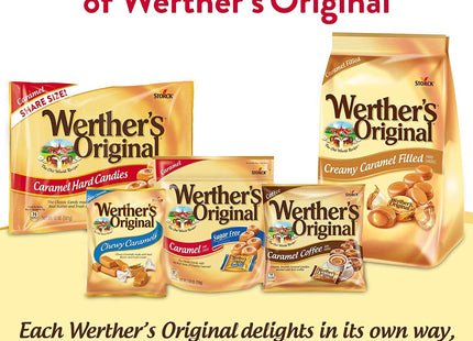 Werther’s Original Hard Sugar Free Caramel Coffee Candies 2.75oz (12 Pack) - Food & Beverages > Sweets Chocolate