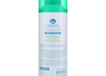White Rain Advanced Extra Hold HairSpray Aerosol Unscented 7oz (5 Pack) - Personal Care > Hair & Styling Products