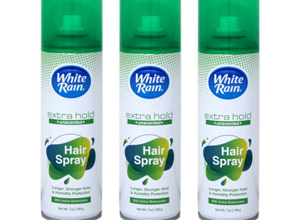 White Rain Advanced Extra Hold HairSpray Aerosol Unscented 7oz (5 Pack) - Personal Care > Hair & Styling Products