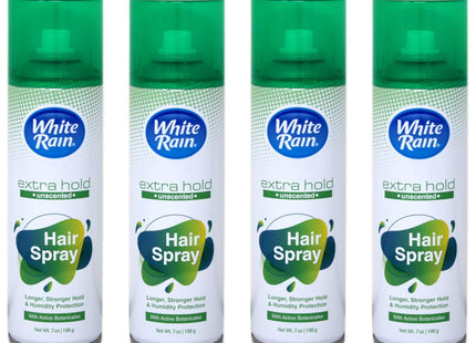 White Rain Advanced Extra Hold HairSpray Aerosol Unscented 7oz (7 Pack) - Personal Care > Hair & Styling Products