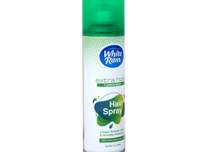White Rain Advanced Extra Hold HairSpray Aerosol Unscented 7oz (7 Pack) - Personal Care > Hair & Styling Products