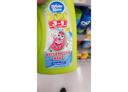 White Rain Kids 3 In 1 Shampoo Conditioner Body Wash Watermelon 12oz (12 Pack) - Personal Care > Hair & Styling