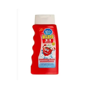 White Rain Kids? 3 in 1 Strawberry Splash Hair + Body Wash 12 fl. oz. Bottle (Pack Of 6)