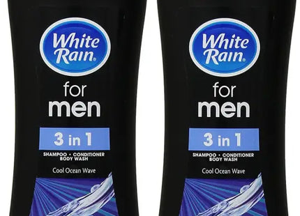 2 pack of men’s 3 in 1 body wash