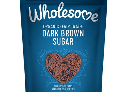 wholesome organic fair trade dark brown sugar cookies