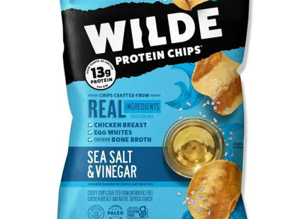 Wilde Protein Chips Sea Salt & Vinegar 1.34 Ounce