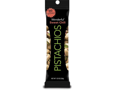 Wonderful Pistachios Pistachio Sweet Chili 1.25oz (12 Pack) - Food & Beverages > Snacks Nuts Seeds Mixes