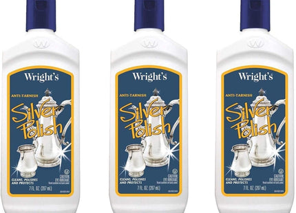 Wright’s Silver Cleaner And Polish Use On Jewelry Antique 7oz (4 Pack) - Household Supplies > Cleaning Products