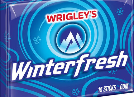 Wrigley’s Winterfresh Chewing Gum Single Pack 15 Stick (10 Pack) - Food & Beverages > Sweets Chocolate Gums Breath Mints