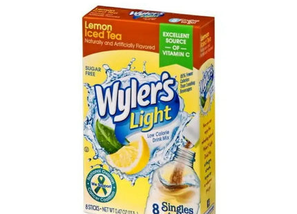 Wyler’s Light Drink Mix Singles Lemon Iced Sugar Free 8-ct box