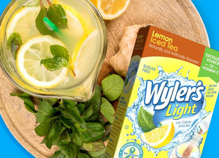 Wyler’s Light Drink Mix Singles Lemon Iced Sugar Free 8ct (12 Pack) - Food & Beverages > Non-Alcoholic Drinks Infusions