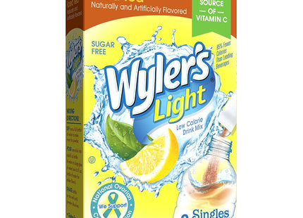 Wyler’s Light Drink Mix Singles Lemon Iced Sugar Free 8ct (12 Pack) - Food & Beverages > Non-Alcoholic Drinks Infusions