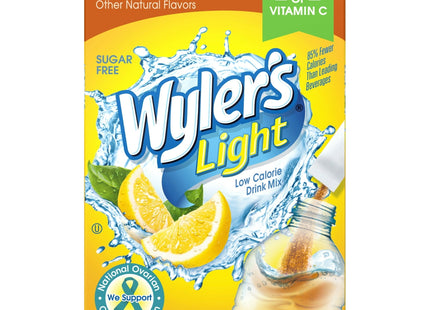 Wyler’s Light Drink Mix Singles Lemon Iced Sugar Free 8ct (12 Pack) - Food & Beverages > Non-Alcoholic Drinks Infusions