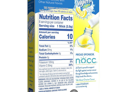 Wyler’s Light Drink Mix Singles Lemon Iced Sugar Free 8ct (12 Pack) - Food & Beverages > Non-Alcoholic Drinks Infusions