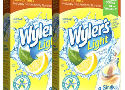 Wyler’s Light Drink Mix Singles Lemon Iced Sugar Free 8ct (12 Pack) - Food & Beverages > Non-Alcoholic Drinks Infusions