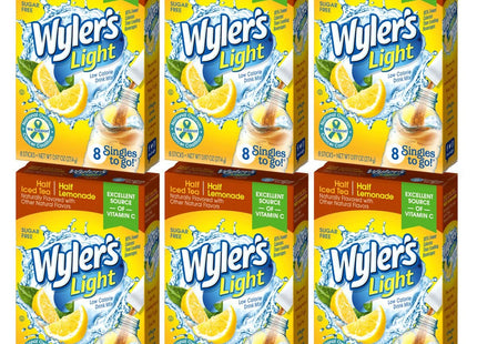 Wyler’s Light Drink Mix Singles Lemon Iced Sugar Free 8ct (12 Pack) - Food & Beverages > Non-Alcoholic Drinks Infusions