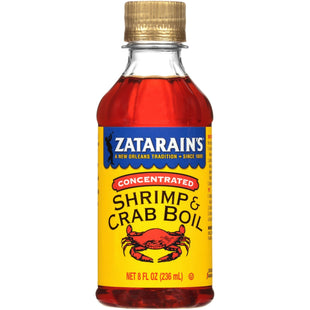 Zatarains Crab and Shrimp Boil Orleans Style Liquid Concentrated 8oz (12 Pack) - Food & Beverages > Herbs Spices