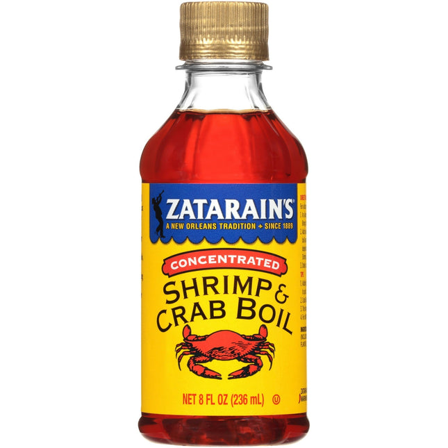 Zatarains Crab and Shrimp Boil Orleans Style Liquid Concentrated 8oz (2 Pack) - Food & Beverages > Herbs Spices
