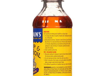 Zatarains Crab and Shrimp Boil Orleans Style Liquid Concentrated 8oz (6 Pack) - Food & Beverages > Herbs Spices