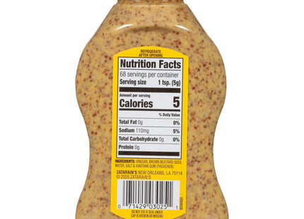 Zatarain’s Creole Mustard Marinades And Dressings 12oz (6 Pack) - Food & Beverages > Condiments Sauces