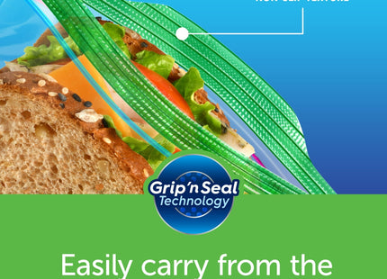 Ziploc Brand Storage Snack Bags with Grip n Seal Technology 90ct (12 Pack) - Kitchen & Dining > Food